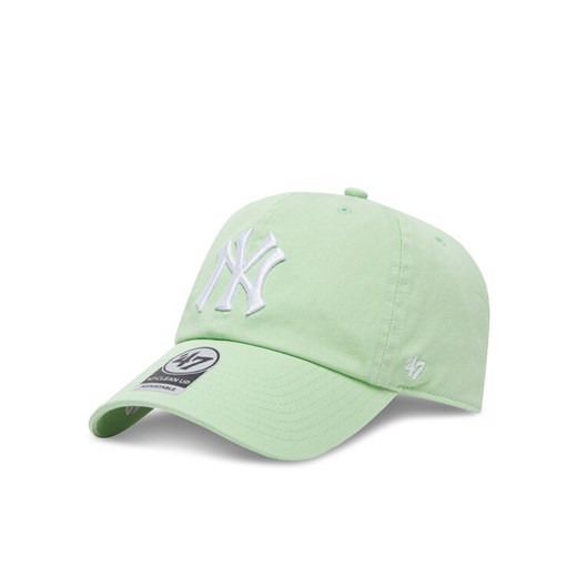 Czapka z daszkiem 47 Brand MLB New York Yankees '47 CLEAN UP B-RGW17GWS Zielony ze sklepu eobuwie.pl w kategorii Czapki z daszkiem męskie - zdjęcie 182079344
