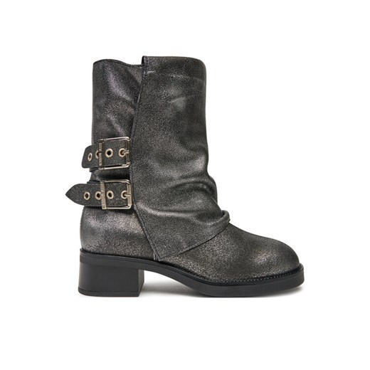 Botki Steve Madden Bonfire SM11003415 Srebrny ze sklepu eobuwie.pl w kategorii Botki - zdjęcie 182079493