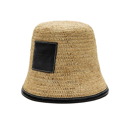 Kapelusz JACQUEMUS Cappello 245AC642 Beżowy ze sklepu eobuwie.pl w kategorii Kapelusze damskie - zdjęcie 182079790