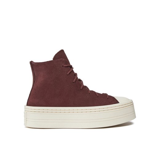 Trampki Converse Chuck Taylor As Modern Lift A06783C Brązowy ze sklepu eobuwie.pl w kategorii Trampki damskie - zdjęcie 182079903