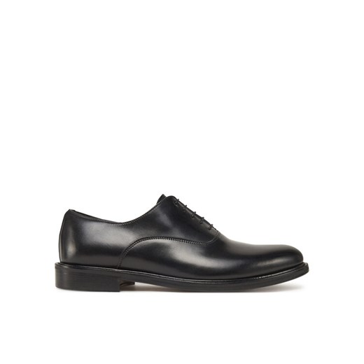 Półbuty Pollini SB10112M0MUA0000 Czarny ze sklepu eobuwie.pl w kategorii Buty eleganckie męskie - zdjęcie 182079953