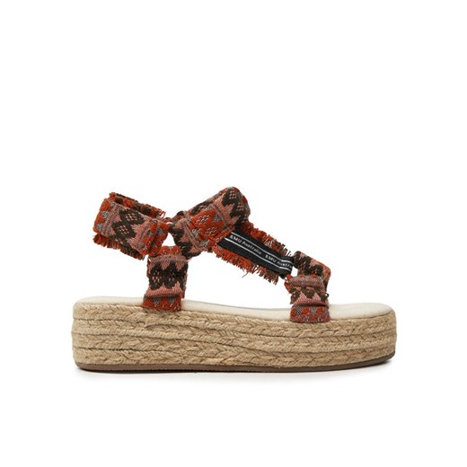 Espadryle EMU Australia Evans W13028 Brązowy ze sklepu eobuwie.pl w kategorii Sandały damskie - zdjęcie 182079990