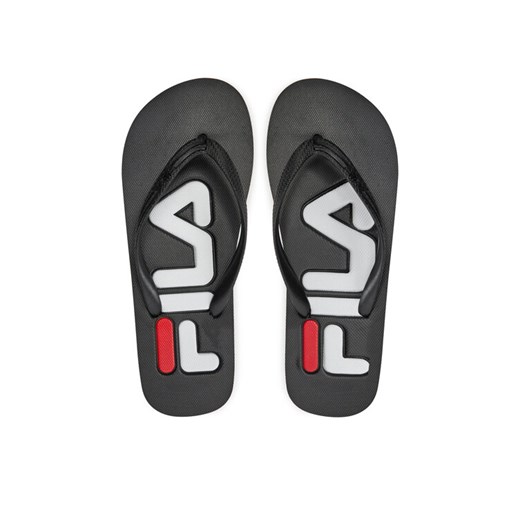 Japonki Fila Troy Zeppa Slipper Wmn FFW0271 Czarny ze sklepu eobuwie.pl w kategorii Klapki damskie - zdjęcie 182080072