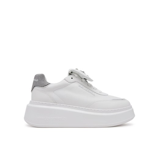 Sneakersy KARL LAGERFELD KL63519 Biały ze sklepu eobuwie.pl w kategorii Buty sportowe damskie - zdjęcie 182080141