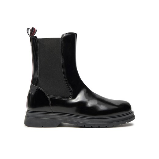 Botki Tommy Hilfiger T4A5-33586-1453999 Czarny ze sklepu eobuwie.pl w kategorii Botki - zdjęcie 182080151