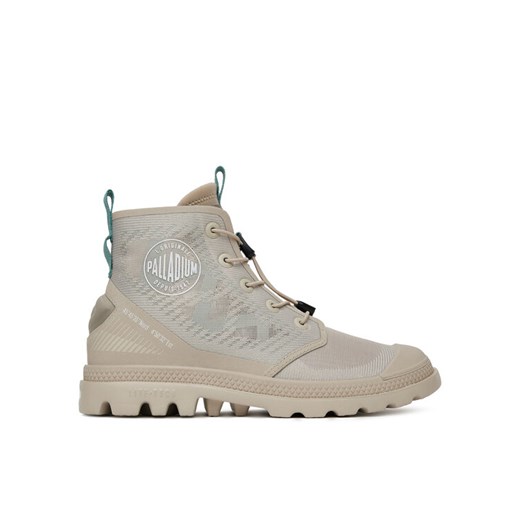 Trapery Palladium Pampa Lite Travel Vt 74472-096-M Szary ze sklepu eobuwie.pl w kategorii Workery damskie - zdjęcie 182080244