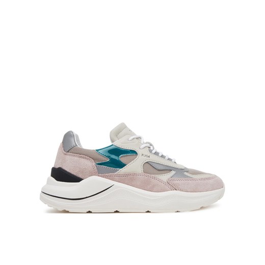 Sneakersy D.A.T.E. Fuga Reflex W421-FG-RX Beżowy ze sklepu eobuwie.pl w kategorii Buty sportowe damskie - zdjęcie 182080403