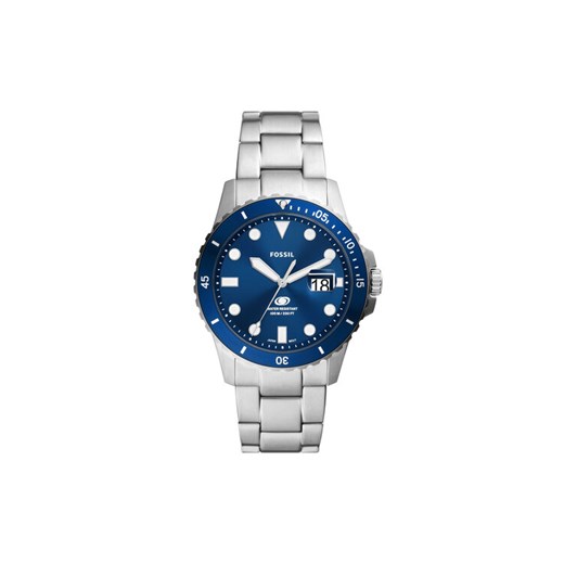 Zegarek Fossil Blue FS6029 Srebrny ze sklepu eobuwie.pl w kategorii Zegarki - zdjęcie 182080422