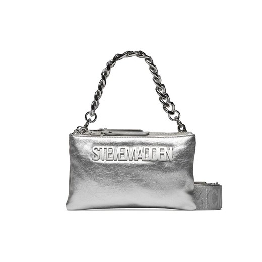 Torebka Steve Madden Bnicco SM13001162-SIL Srebrny ze sklepu eobuwie.pl w kategorii Listonoszki - zdjęcie 182080514