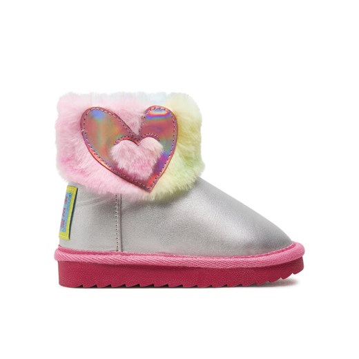 Botki Agatha Ruiz de la Prada 241988-B M Srebrny ze sklepu eobuwie.pl w kategorii Buty zimowe dziecięce - zdjęcie 182080673