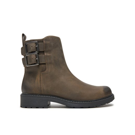 Botki Clarks Orinoco 2 Bay 26178857 Brązowy ze sklepu eobuwie.pl w kategorii Botki - zdjęcie 182080684
