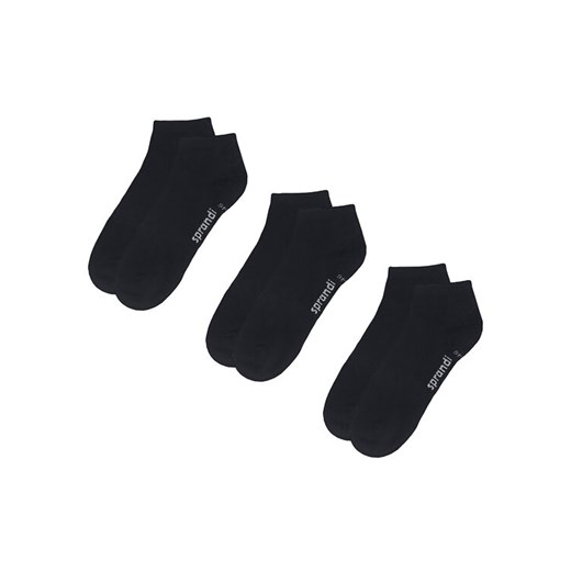 Zestaw 3 par niskich skarpet męskich Sprandi 0MB-003-AW23 (3-pack) Czarny ze sklepu eobuwie.pl w kategorii Skarpetki męskie - zdjęcie 182080832
