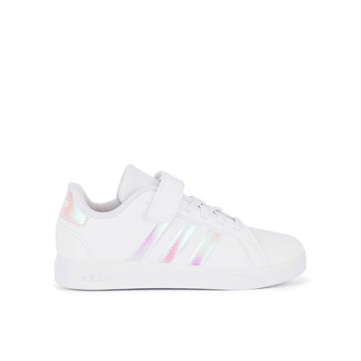 Sneakersy adidas GRAND COURT 2.0 EL C IE3851 Biały ze sklepu eobuwie.pl w kategorii Buty sportowe dziecięce - zdjęcie 182080844