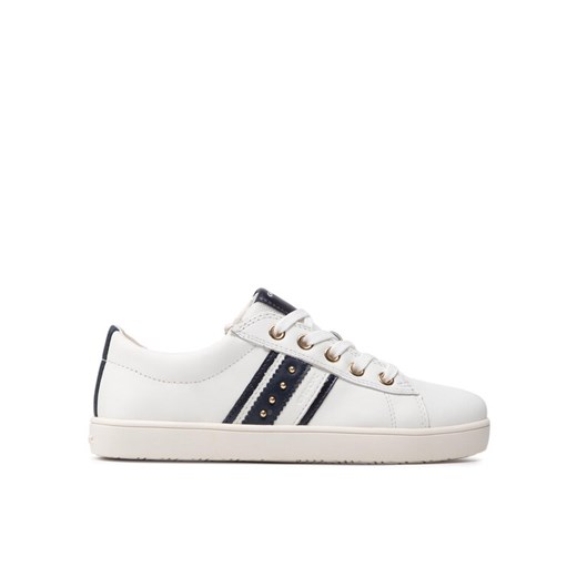 Sneakersy Geox J Kathe G. F J16EUF 00085 C0899 M Biały ze sklepu eobuwie.pl w kategorii Trampki dziecięce - zdjęcie 182080861