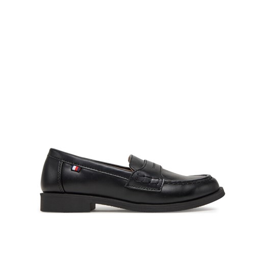 Półbuty Tommy Hilfiger T3B4-33173-1355 M Czarny ze sklepu eobuwie.pl w kategorii Półbuty dziecięce - zdjęcie 182080874