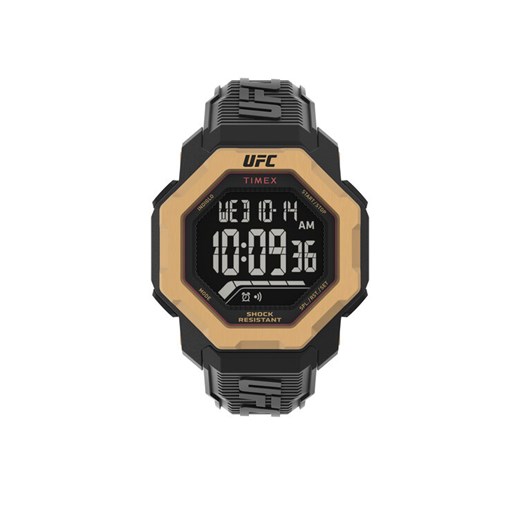 Zegarek Timex UFC Strength Knockout TW2V89000 Czarny ze sklepu eobuwie.pl w kategorii Zegarki - zdjęcie 182080933