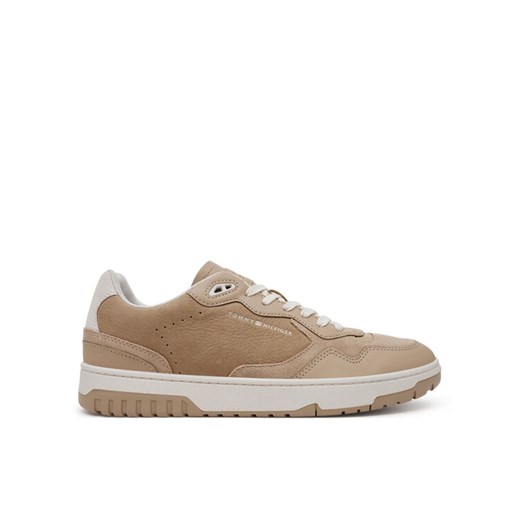 Sneakersy Tommy Hilfiger Th Basket Better Premium Mix FM0FM05417 Beżowy ze sklepu eobuwie.pl w kategorii Buty sportowe męskie - zdjęcie 182080974