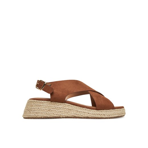 Espadryle ONLY Shoes Onlminerva-2 Brązowy ze sklepu eobuwie.pl w kategorii Espadryle damskie - zdjęcie 182081001