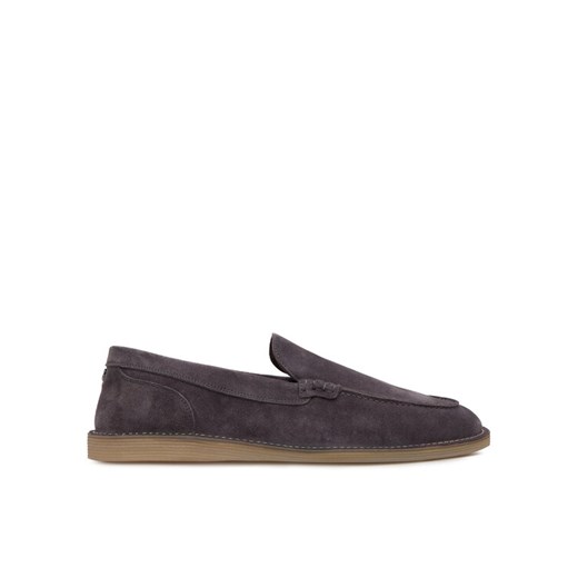Mokasyny Dolce&Gabbana A50593 AS707 80730 Szary ze sklepu eobuwie.pl w kategorii Mokasyny męskie - zdjęcie 182081041
