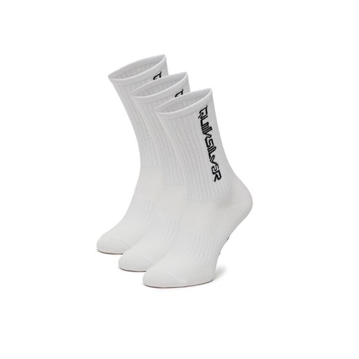 Skarpety Quiksilver AS_QUIKSILVER_100W_SS25 (3-PACK) Biały ze sklepu eobuwie.pl w kategorii Skarpetki męskie - zdjęcie 182081091