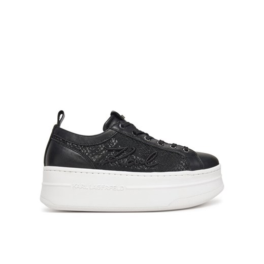 Sneakersy KARL LAGERFELD KL65011F Czarny ze sklepu eobuwie.pl w kategorii Buty sportowe damskie - zdjęcie 182081163