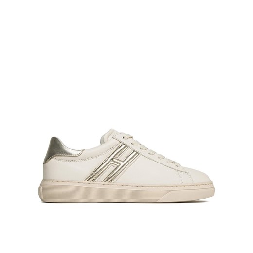 Sneakersy HOGAN HXW3650J310RNP Écru ze sklepu eobuwie.pl w kategorii Buty sportowe damskie - zdjęcie 182081220