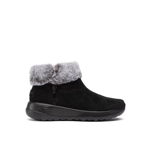 Botki Skechers On The Go Joy 144003/BKGY Czarny ze sklepu eobuwie.pl w kategorii Botki - zdjęcie 182081244