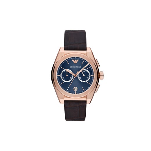 Zegarek Emporio Armani Federico AR11563 Brązowy ze sklepu eobuwie.pl w kategorii Zegarki - zdjęcie 182081380