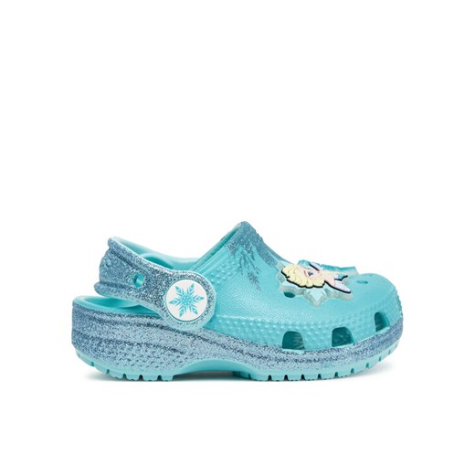 Klapki Crocs Frozen Elsa Classic Clog T 210237 Kolorowy ze sklepu eobuwie.pl w kategorii Klapki dziecięce - zdjęcie 182081460