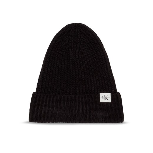 Czapka Calvin Klein Jeans Monogram IU0IU00440 Czarny ze sklepu eobuwie.pl w kategorii Czapki dziecięce - zdjęcie 182081531