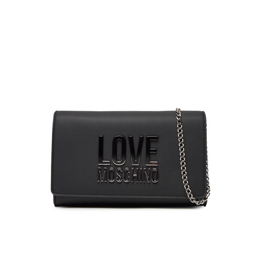 Torebka LOVE MOSCHINO JC4260PP0MKD000B Czarny ze sklepu eobuwie.pl w kategorii Kopertówki - zdjęcie 182081562
