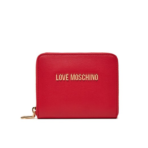 Mały Portfel Damski LOVE MOSCHINO JC5702PP1MLD0500 Czerwony ze sklepu eobuwie.pl w kategorii Portfele damskie - zdjęcie 182081623