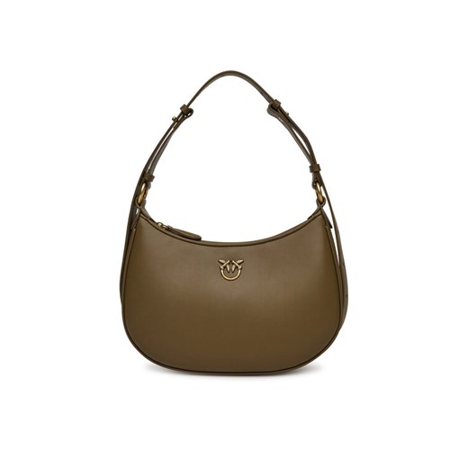 Torebka PINKO Half Moon Mini AI 23-24 PLTT 101523 A11Q Brązowy ze sklepu eobuwie.pl w kategorii Torebki damskie - zdjęcie 182081642