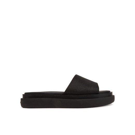 Klapki Calvin Klein Flatform Slide Jacq HW0HW02461 Czarny ze sklepu eobuwie.pl w kategorii Klapki damskie - zdjęcie 182081734