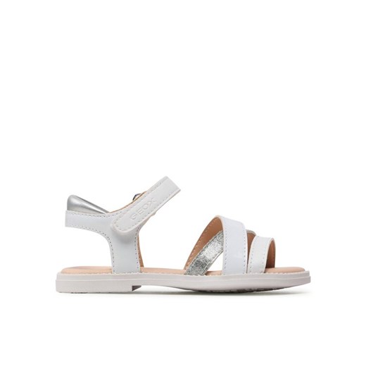 Sandały Geox J Sandal Karly Girl J5235D00254C1000 M Biały ze sklepu eobuwie.pl w kategorii Sandały dziecięce - zdjęcie 182081743