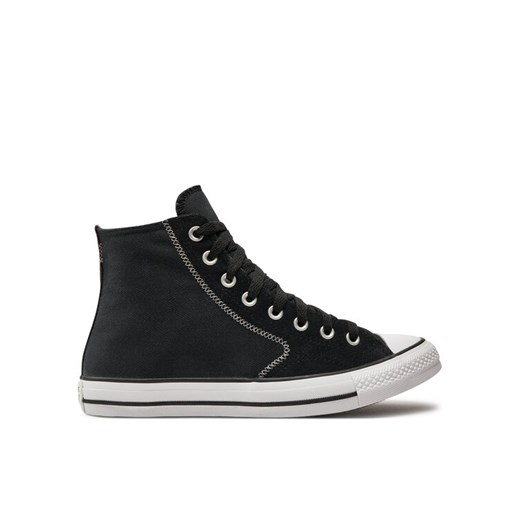Trampki Converse Chuck Taylor All Star Mixed Materials A08186C Czarny ze sklepu eobuwie.pl w kategorii Trampki damskie - zdjęcie 182081884