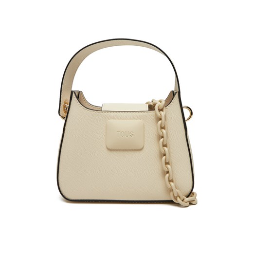 Torebka TOUS Mini Bolso Hombro T Lucia 2002039501 Écru ze sklepu eobuwie.pl w kategorii Torby Shopper bag - zdjęcie 182081892