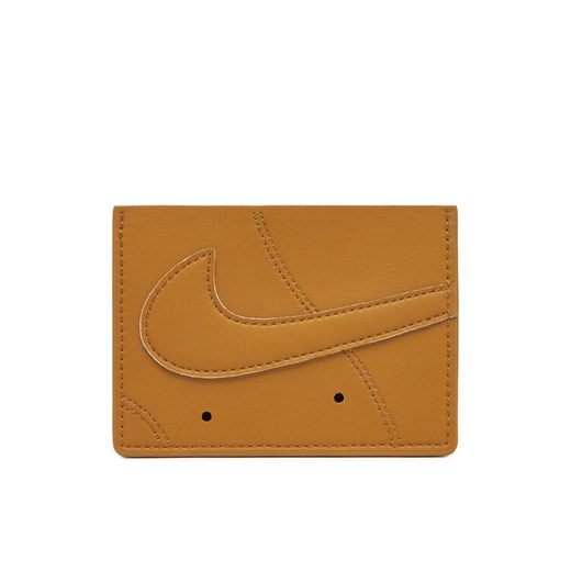 Etui na karty kredytowe Nike Air Force 1 Card Wallet NI-N.100.9738 Brązowy ze sklepu eobuwie.pl w kategorii Portfele męskie - zdjęcie 182081984
