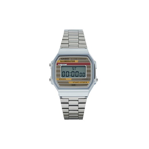 Zegarek Casio Vintage A168WEHA-9AEF Srebrny ze sklepu eobuwie.pl w kategorii Zegarki - zdjęcie 182081992