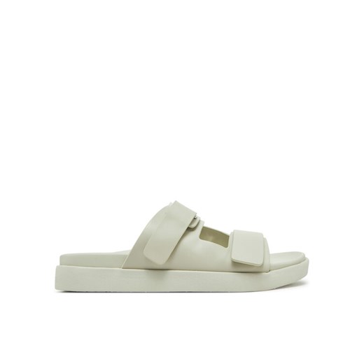 Sandały Calvin Klein HW0HW02489 Beżowy ze sklepu eobuwie.pl w kategorii Klapki damskie - zdjęcie 182082090