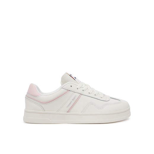 Sneakersy Tommy Jeans The Greenwich Leather EN0EN02794 Biały ze sklepu eobuwie.pl w kategorii Buty sportowe damskie - zdjęcie 182082130