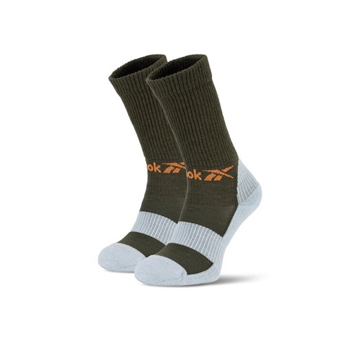 Skarpety wysokie unisex Reebok R0552-SS24 (1-pack) Khaki ze sklepu eobuwie.pl w kategorii Skarpetki męskie - zdjęcie 182082150