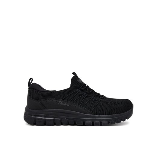Sneakersy Skechers Graceful - Picture Perfect 100702/BBK Czarny ze sklepu eobuwie.pl w kategorii Buty sportowe damskie - zdjęcie 182082162