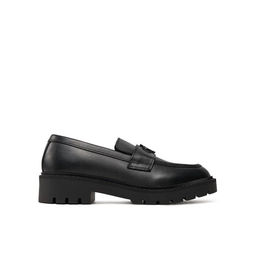 Lordsy Calvin Klein Jeans Flatform Loafer Hw Mg Lth YW0YW01682 Czarny ze sklepu eobuwie.pl w kategorii Lordsy damskie - zdjęcie 182082371