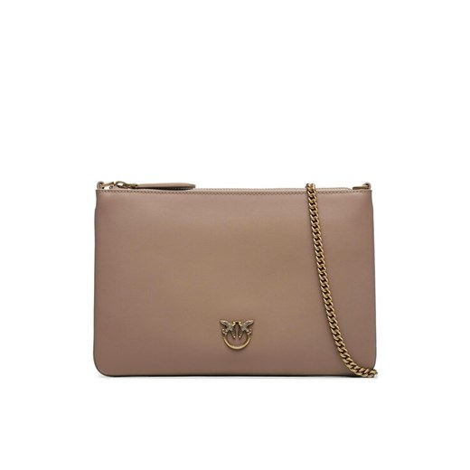Torebka PINKO Flat Classic AI 23-24 PCPL 100455 A0F1 Beżowy ze sklepu eobuwie.pl w kategorii Kopertówki - zdjęcie 182082422