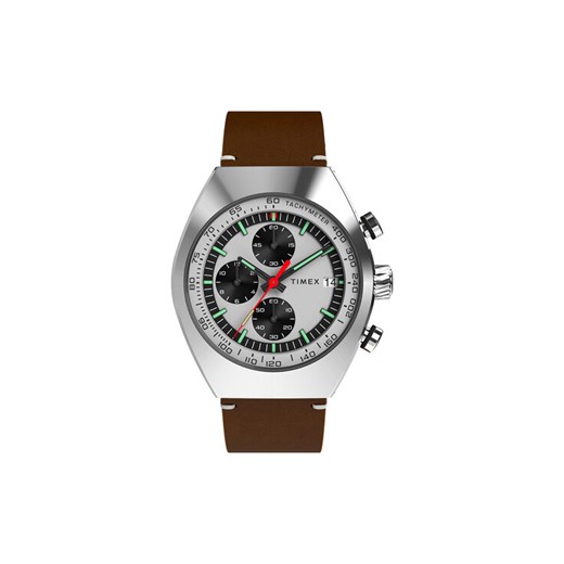 Zegarek Timex Legacy TW2W50100 Srebrny ze sklepu eobuwie.pl w kategorii Zegarki - zdjęcie 182082432