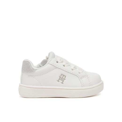 Sneakersy Tommy Hilfiger Low Cut Velcro Sneaker T1A9-33728-1439 M Biały ze sklepu eobuwie.pl w kategorii Buty sportowe dziecięce - zdjęcie 182082520