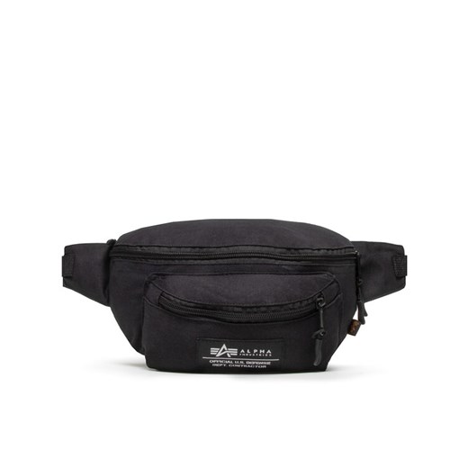 Saszetka nerka Alpha Industries Big Alpha Waist Bag 126909 Czarny ze sklepu eobuwie.pl w kategorii Nerki - zdjęcie 182082611