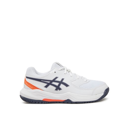 Buty do tenisa Asics Gel-Dedicate 8 Gs 1044A077 Biały ze sklepu eobuwie.pl w kategorii Buty sportowe dziecięce - zdjęcie 182082661