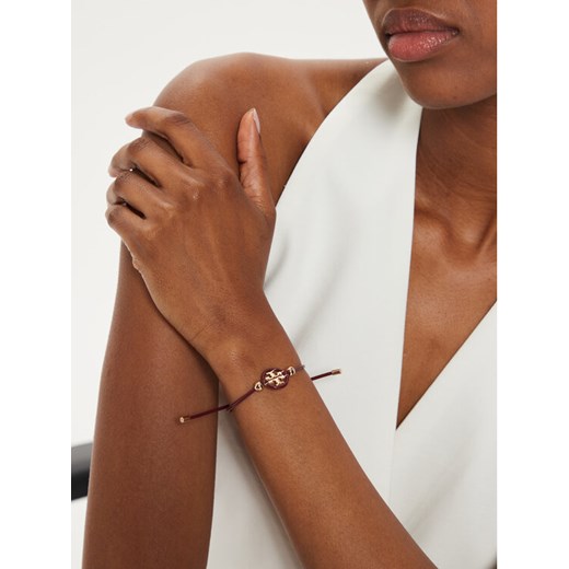 Bransoletka Tory Burch Miller Slider 160171 Bordowy ze sklepu eobuwie.pl w kategorii Bransoletki - zdjęcie 182082700